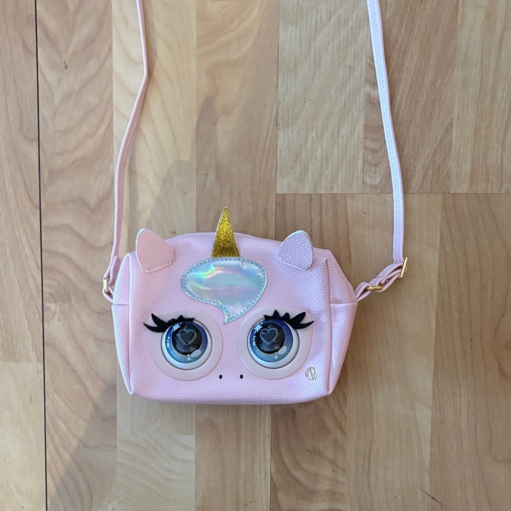 Purse Pets Glamicorn Unicorn Pink Interactive with Sounds and Reactions for kids
